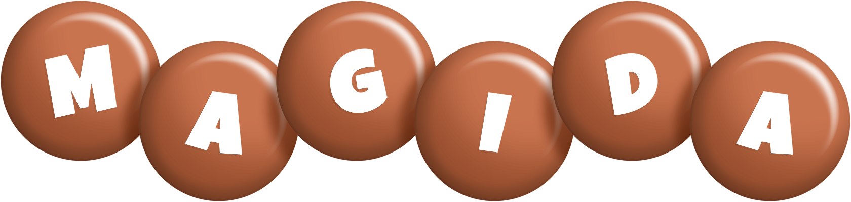 Magida candy-brown logo