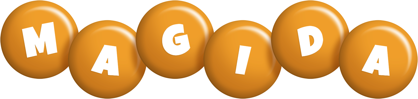 Magida candy-orange logo