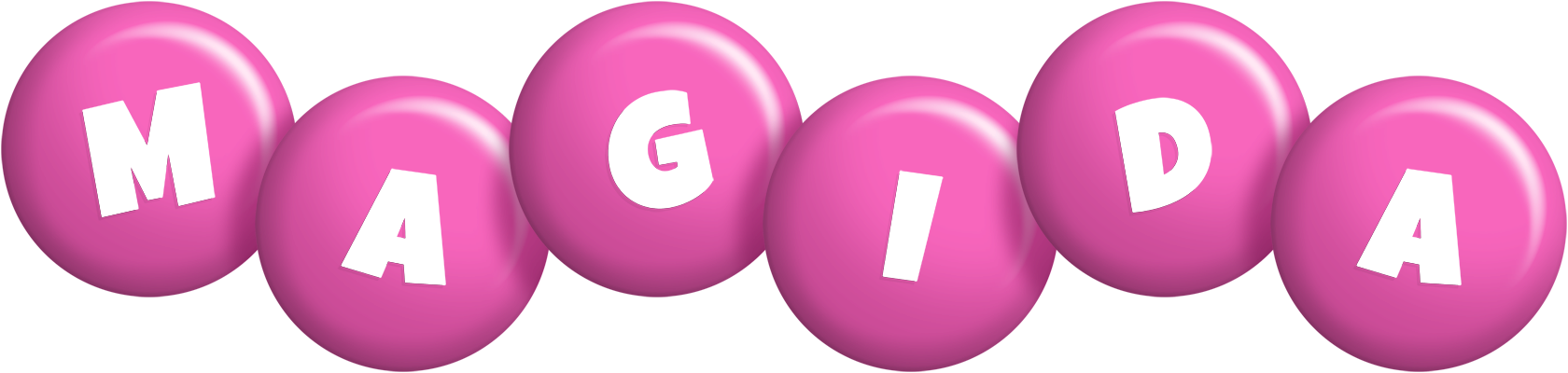 Magida candy-pink logo