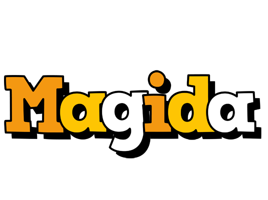 Magida cartoon logo