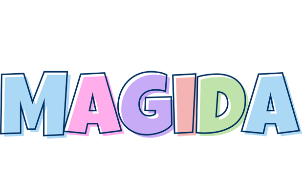Magida pastel logo