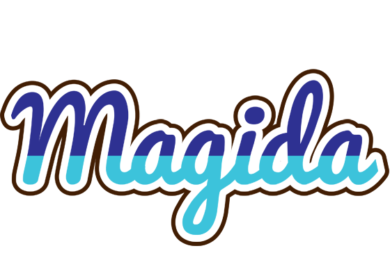 Magida raining logo
