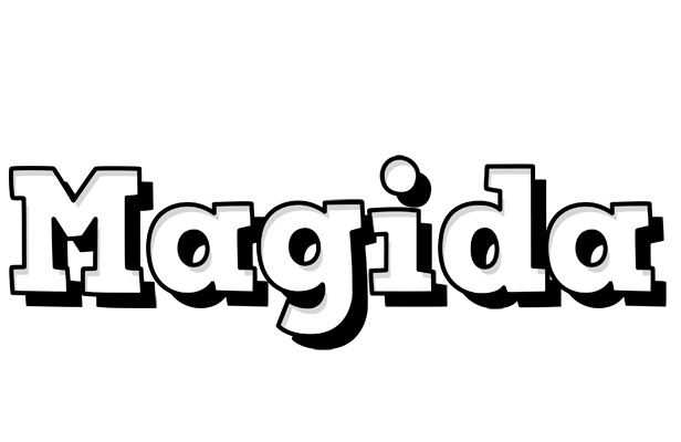 Magida snowing logo