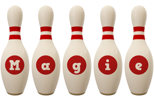 Magie bowling-pin logo