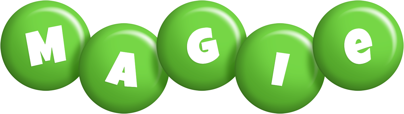 Magie candy-green logo