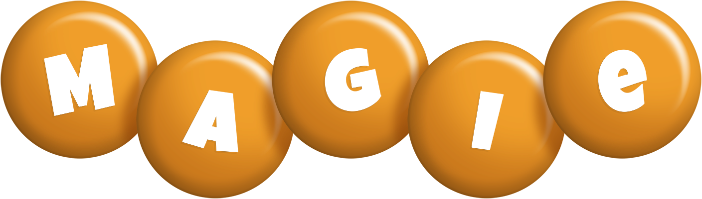 Magie candy-orange logo
