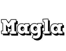 Magla snowing logo