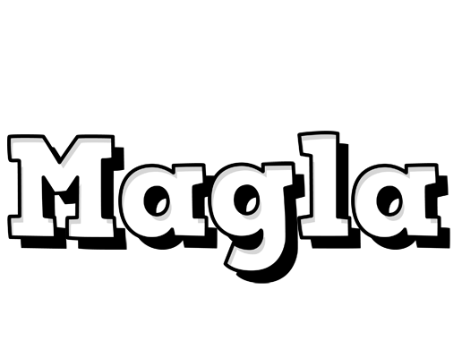 Magla snowing logo