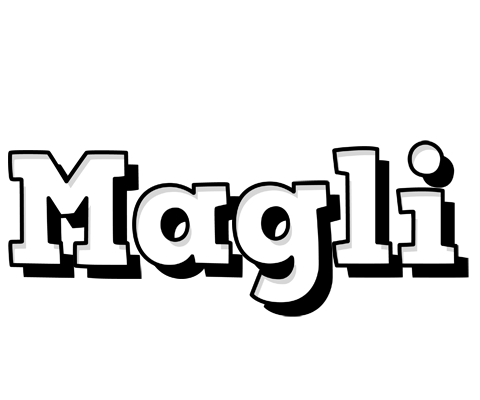 Magli snowing logo