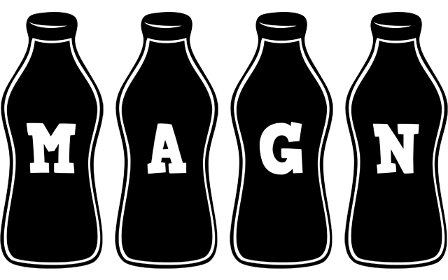 Magn bottle logo