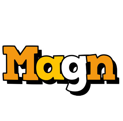 Magn cartoon logo
