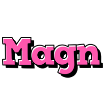 Magn girlish logo