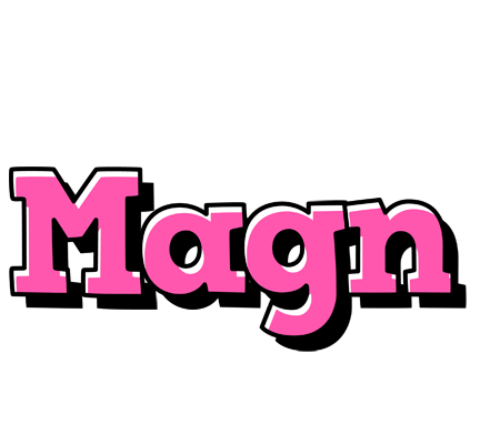 Magn girlish logo