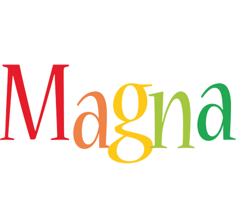 Magna birthday logo