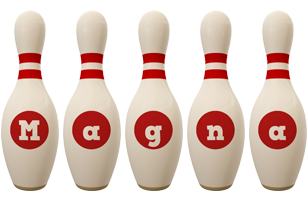 Magna bowling-pin logo