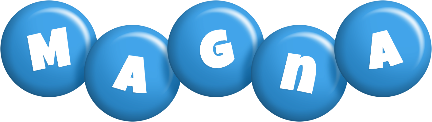 Magna candy-blue logo