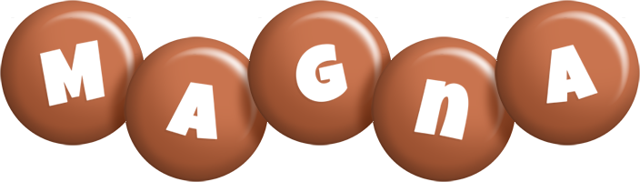 Magna candy-brown logo
