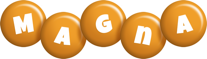 Magna candy-orange logo