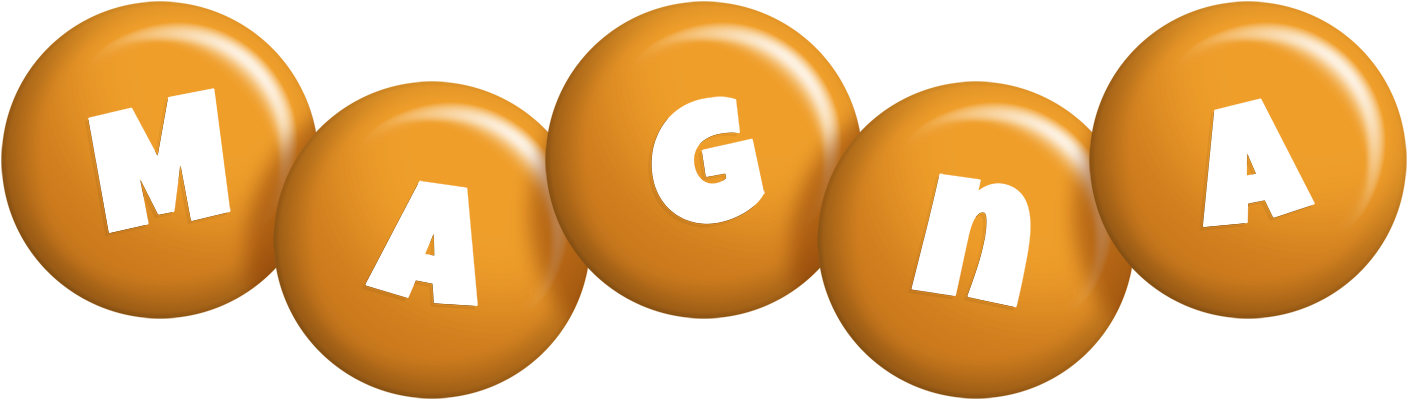 Magna candy-orange logo