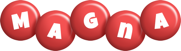 Magna candy-red logo