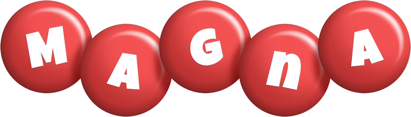 Magna candy-red logo