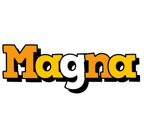 Magna cartoon logo