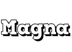 Magna snowing logo