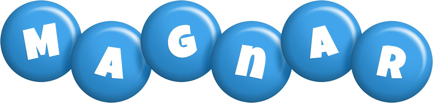 Magnar candy-blue logo