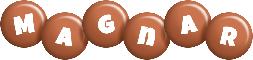 Magnar candy-brown logo