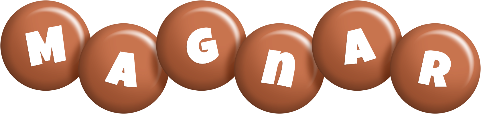 Magnar candy-brown logo