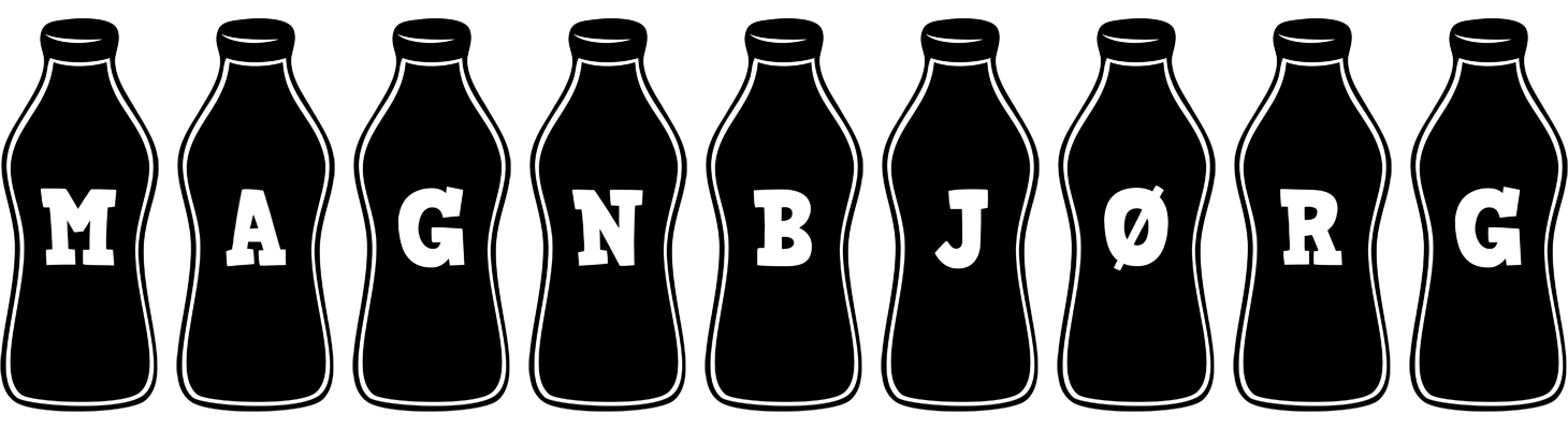 Magnbjørg bottle logo
