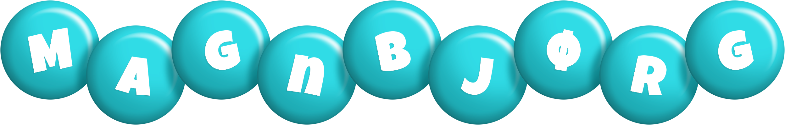 Magnbjørg candy-azur logo