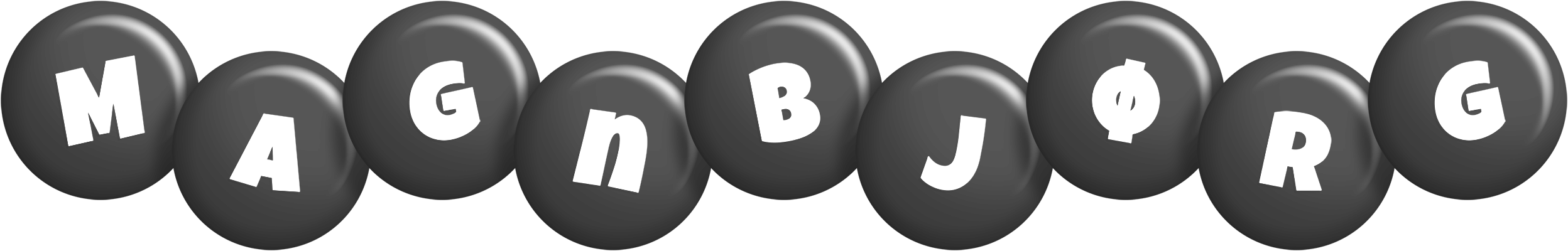 Magnbjørg candy-black logo