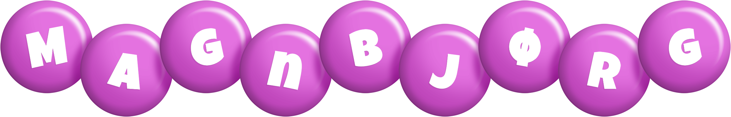 Magnbjørg candy-purple logo