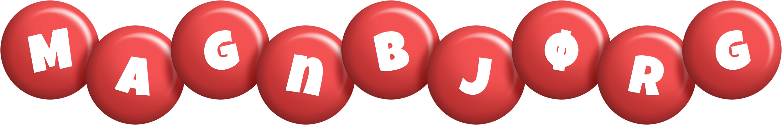 Magnbjørg candy-red logo