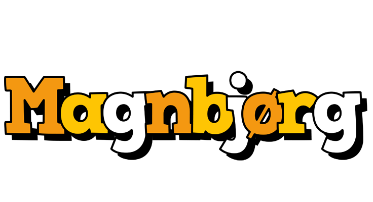Magnbjørg cartoon logo