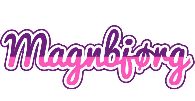 Magnbjørg cheerful logo
