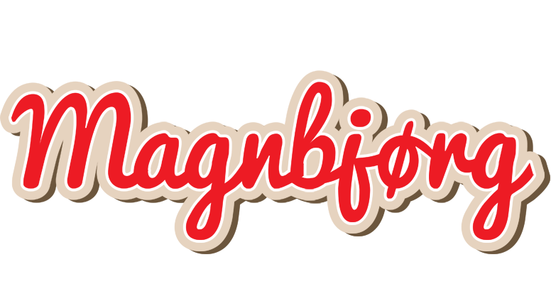 Magnbjørg chocolate logo
