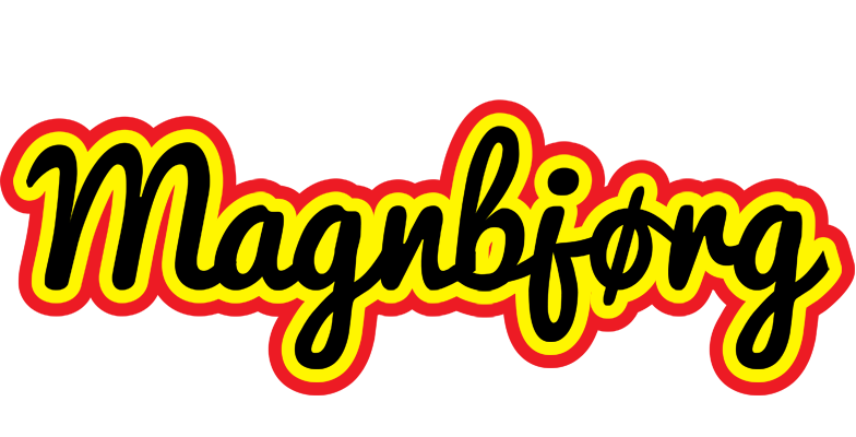 Magnbjørg flaming logo