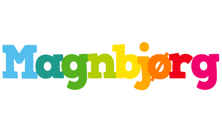 Magnbjørg rainbows logo