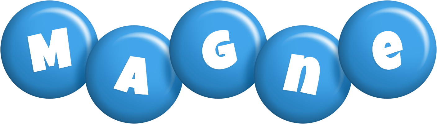Magne candy-blue logo