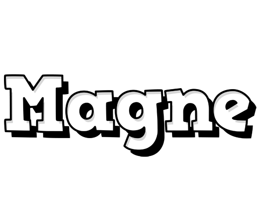 Magne snowing logo