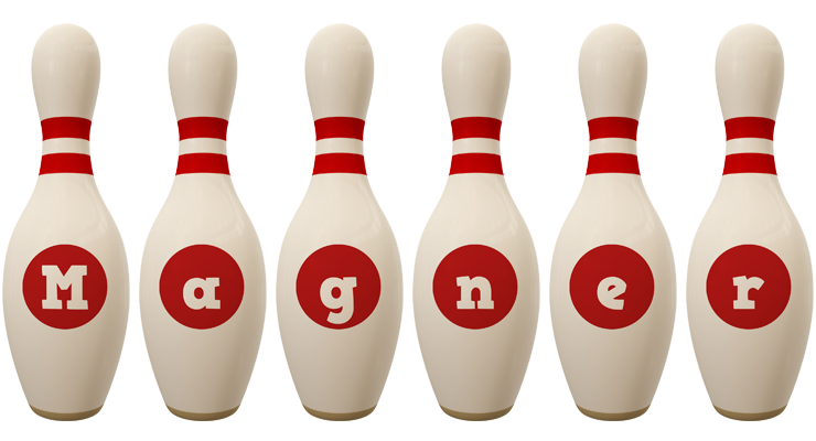 Magner bowling-pin logo