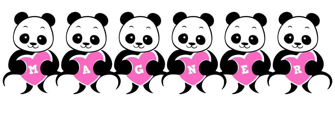 Magner love-panda logo