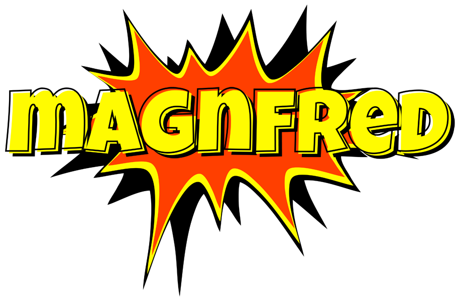 Magnfred bazinga logo
