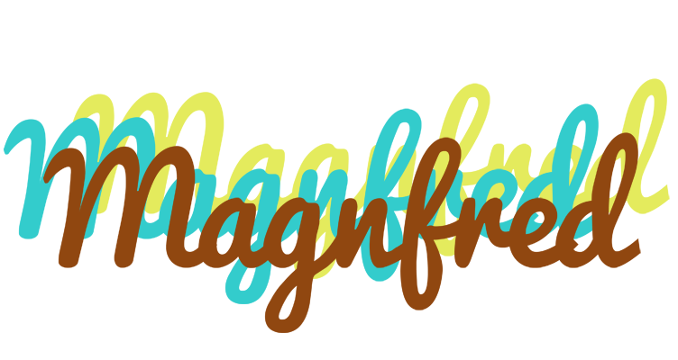 Magnfred cupcake logo