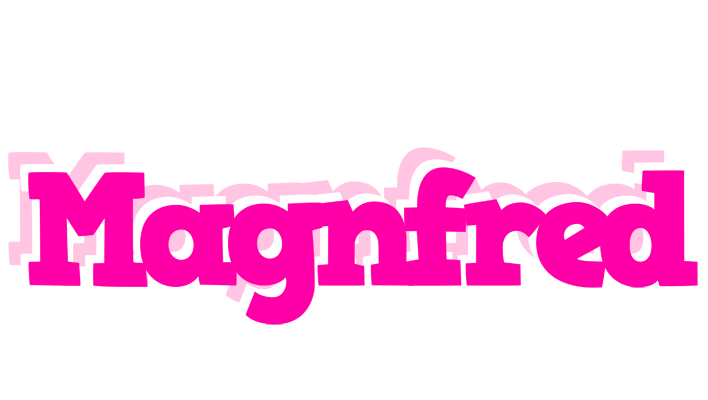 Magnfred dancing logo