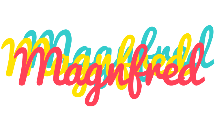 Magnfred disco logo