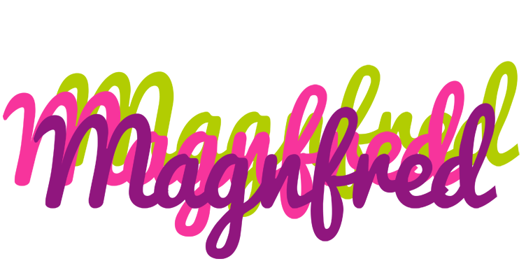 Magnfred flowers logo