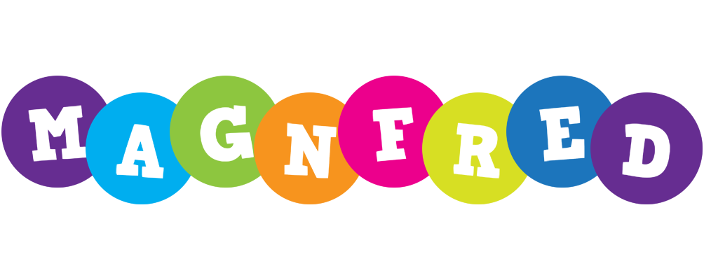 Magnfred happy logo